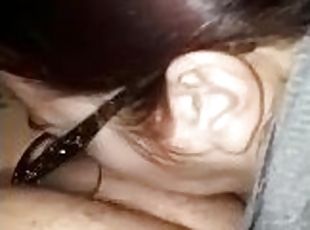 Blowjob with swallow cum
