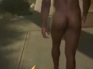 Ziven Sparks Naked in New York Streets