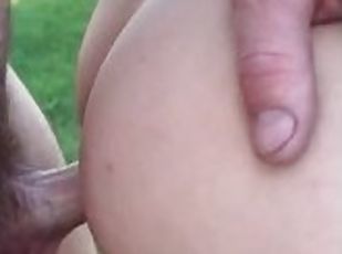 PAWG Fucked DoggyStyle Outside While Camping