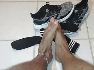 Big male feet and smelly