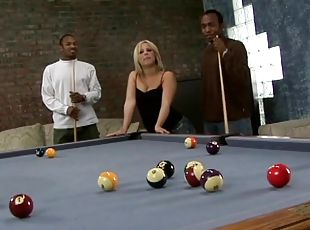 Marvelous Georgia Peach Has Interracial Sex With Two Black Guys