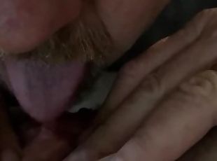 clito, orgasme, chatte-pussy, amateur, milf, couple, point-de-vue, blonde, réalité