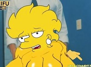 ADULT LISA SIMPSON PRESIDENT - 2D Cartoon Real hentai #2 DOGGYSTYLE...