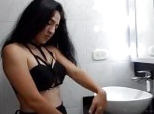 banyo-yapma, mastürbasyon-masturbation, amcık-pussy, amatör, babe, genç, oyuncak, azgın, kız-kardeş, yapay-erkeklik-organı