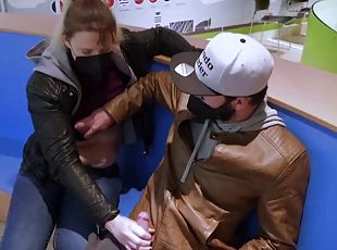 Julia Winters Extreme Public at Bremen Airport! It doesnt get any b...