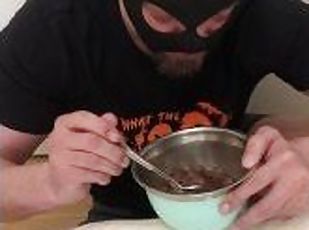 breakfast for a slave, cereal with pee, drink all the way to the en...
