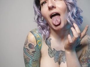 Ahegao Moaning ASMR - PASTEL ROSIE Tongue Fetish - Playing With My ...