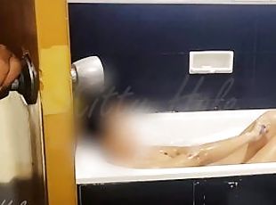 Watched My Sister's Friend In The Bathroom Giving A Blowjob And A H...