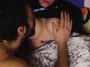 Very Hot Kisses And Boobs Licking For Small Teen With Perfect Nippl...