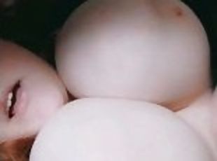 gros-nichons, papa, énorme, mamelons, orgasme, amateur, ejaculation, naturel, seins, solo