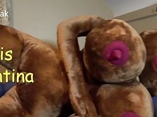 Mega Huge Tits Plush Sex Doll Gives Him The Fuck Of His Life. Titty...