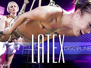 Helena Locke & Christy Love in Latex Discipline: Helena Locke Punishes A Distracted Christy Love - KINK