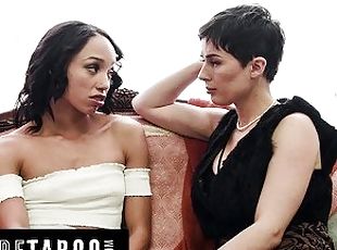 PURE TABOO Scheming Lesbian Convinces Straight Friend Alexis Tae To...