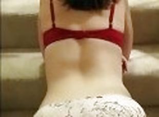 Curvy Redhead PAWG Booty Jiggles In Cotton Panties -A Velvet Short-