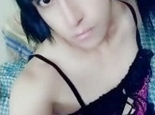 masturbación, transexual, amateur, adolescente, latino, pequeñita, a-solas, tetitas