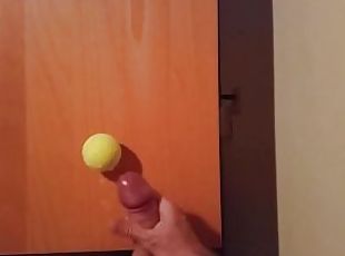 masturbare-masturbation, orgasm, sport, amatori, jet-de-sperma, laba, masturbare, solo, tenis