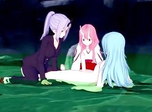 Shuna and Shion ambush Rimuru in the hot springs  The time I got re...