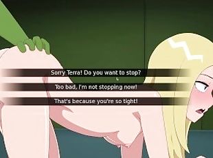 masturbation, publik, cumshot, tonåring, anime, hora-whore