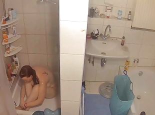 cul, baignade, gros-nichons, amateur, milf, cam, voyeur, douche, attrapée