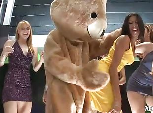 Dancing Bear Fucks Latina Kayla Carrera in Hot Bachelorette Party