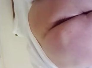 cul, masturbation, orgasme, amateur, anal, secousses, point-de-vue, solo