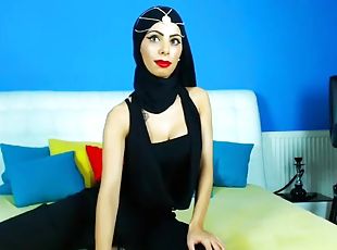 mager, amatør, arabisk, webcam