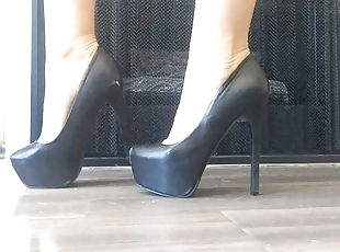 Capri in her high heels