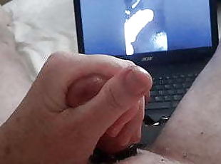 onani, kæmpestor-pik, bøsse, sperm, britisk, webcam