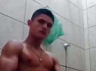 baignade, papa, masturbation, gay, branlette, massage, webcam, douche, pappounet, musclé