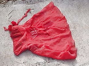 piss on red 4 dress