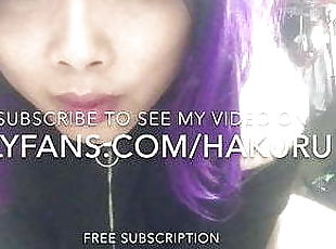 asiatique, masturbation, transsexuelle, ladyboy, bas, point-de-vue, jeune-18, ejaculation, lingerie, solo