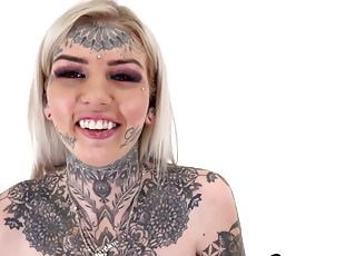 Amber Luke - Tattooed Rides For The First Time