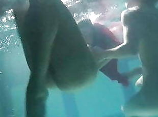 Lilia Mihalkova and Natalia Kupalka underwater lesbians