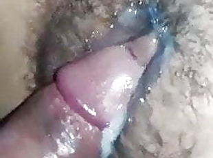 Hindu friend Thakur fucks wife's pussy and cum on it.