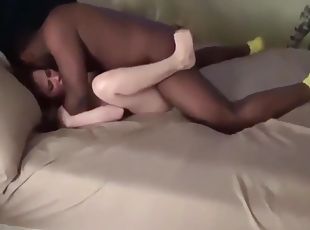 cuatro-patas, esposa, polla-enorme, interracial, espectacular