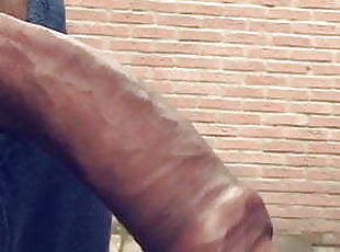 enorme, monstruo, al-aire-libre, público, amateur, polla-enorme, gay, negra, holandesa, musculada