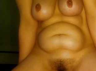 Latina milf squirts, pisses on, and rides small cock until we cum t...