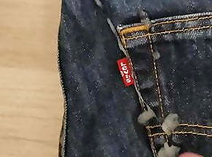 Levi&#039;s 501 Dark Stonewash Quick spunking my Dark Stonewash 5