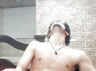 maigre, ejaculation-sur-le-corps, énorme-bite, gay, branlette, massage, ejaculation, webcam