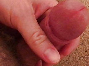 Stroking My Cock At Night Until I Precum