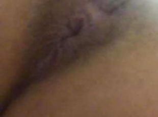 Her holes up close