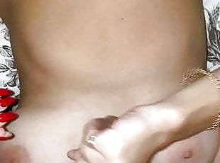 gros-nichons, masturbation, mature, ejaculation-sur-le-corps, maman, branlette, belle-femme-ronde, secousses, ejaculation, pute