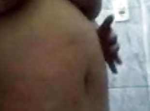 baignade, amateur, granny, latina, maman, belle-femme-ronde, brésil, douche, bisexuels, brunette