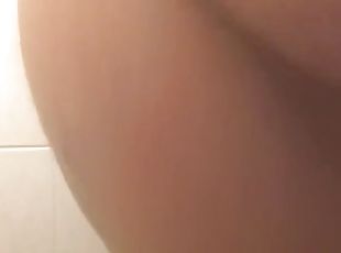 cul, masturbation, amateur, anal, jouet, belle-femme-ronde, salope, blonde, gode, bout-a-bout