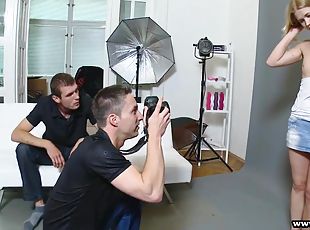 Goddess Janna Goes Hardcore With A Photographer In Front Of Her Boyfriend