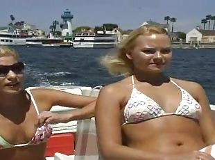 na-zewnątrz, laski, lesbijskie, zabawka, plaża, młode, bikini, realne