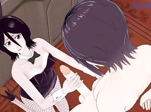 Rukia Kuchiki (Bunny Girl ver.) and I have intense sex in the casin...