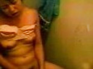 Hidden cam in closet tapes a hot  masturbation scene