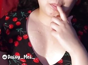 Cute Asian Cumslut Daisy Mei Plays With Cum On Tits - Pleasure Squa...