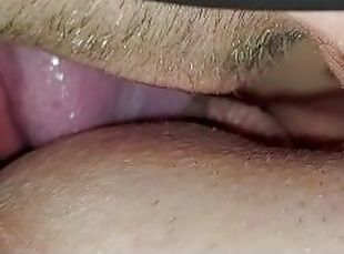 fitta-pussy, amatör, brudar, milf, creampie, man, sprut, blond, bedragen, boss